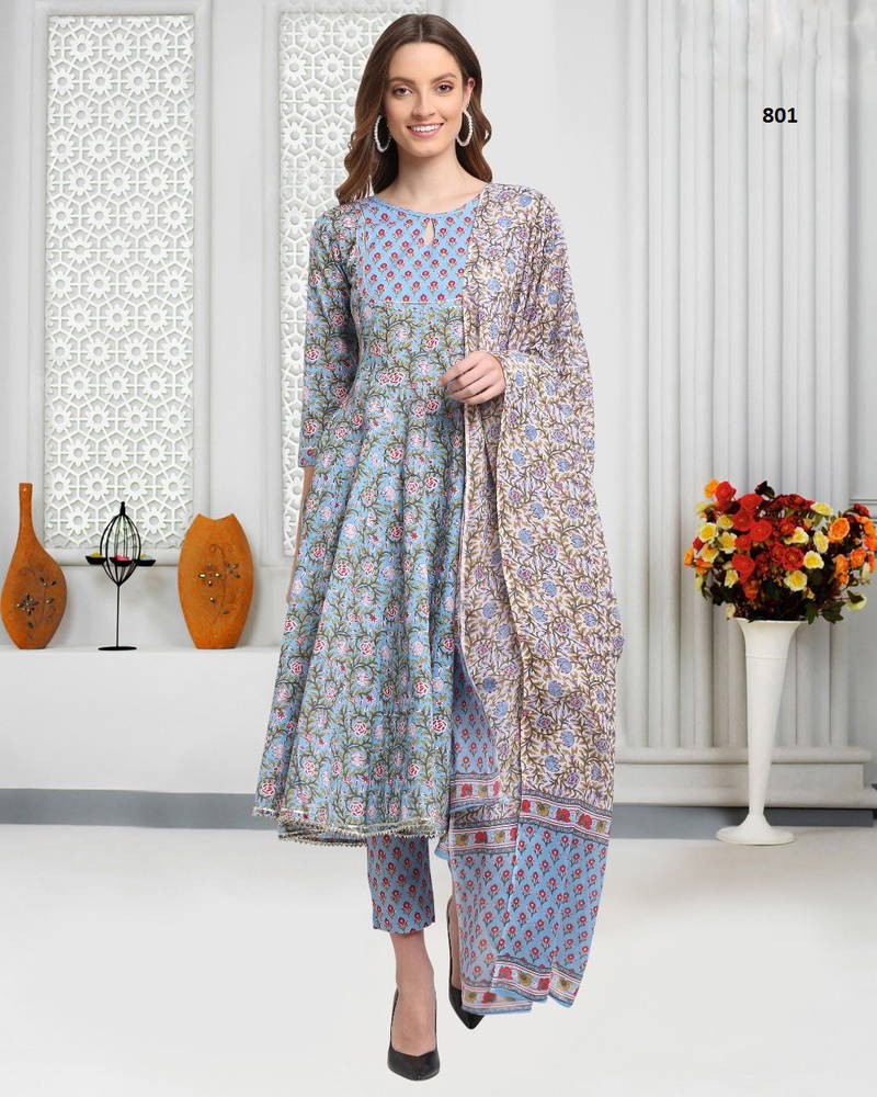 Trendy Printed 106 Regular Wear Wholesale Printed Readymade Suits
